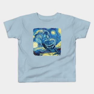 pigeons Van Gogh Style Kids T-Shirt